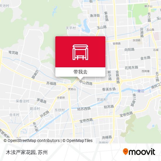 木渎严家花园地图