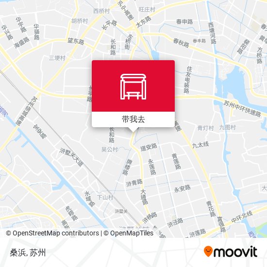 桑浜地图