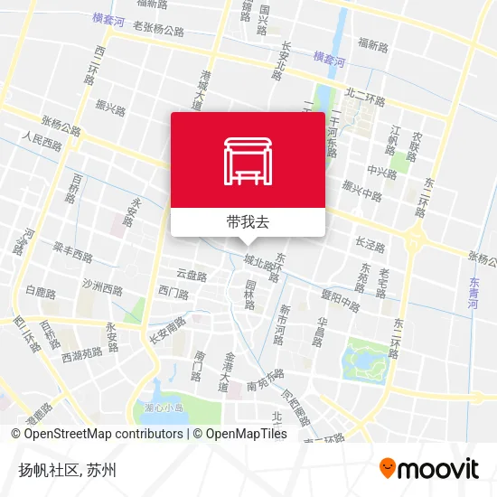 扬帆社区地图