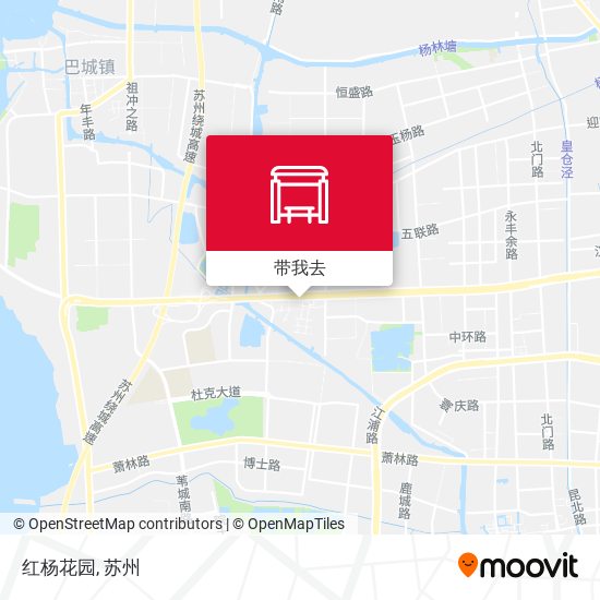 红杨花园地图