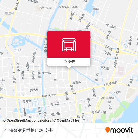 汇海隆家具世博广场地图