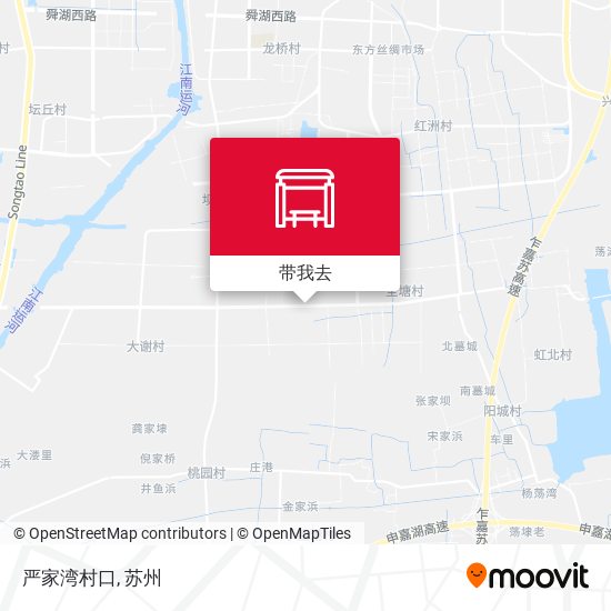 严家湾村口地图