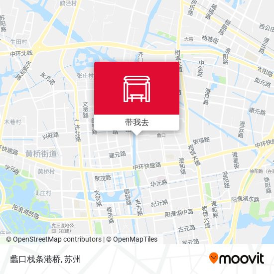 蠡口栈条港桥地图