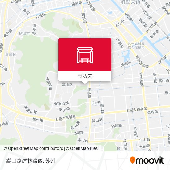 嵩山路建林路西地图