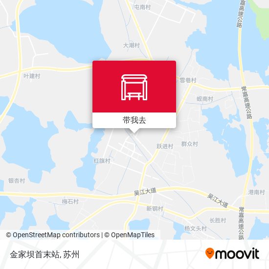 金家坝首末站地图