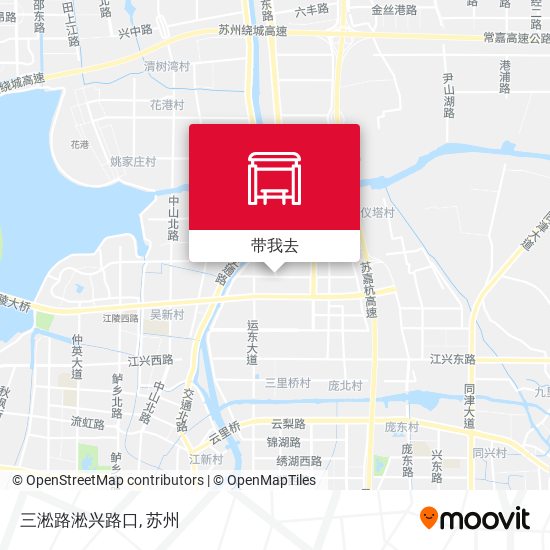 三淞路淞兴路口地图