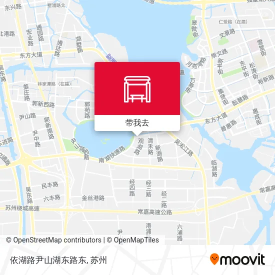 依湖路尹山湖东路东地图