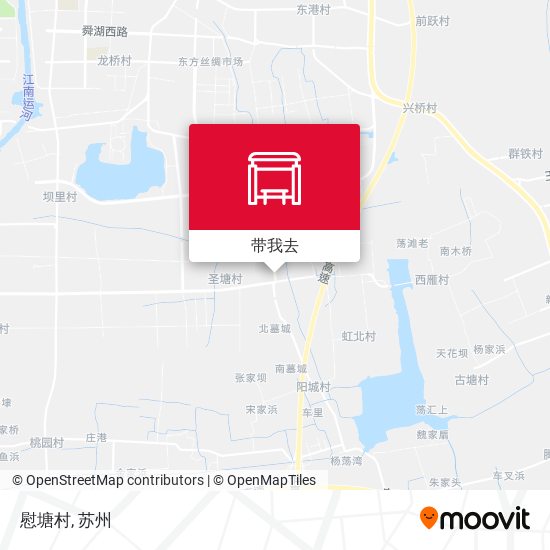 慰塘村地图