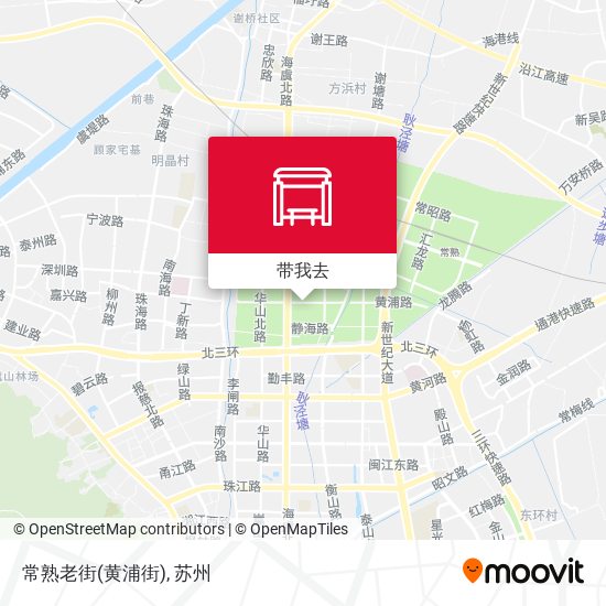 常熟老街(黄浦街)地图