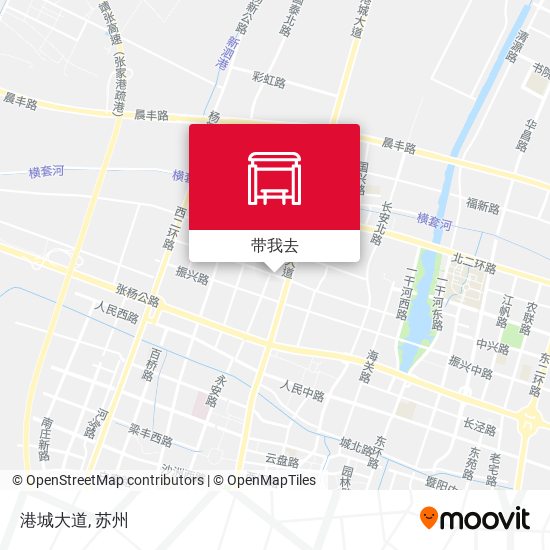 港城大道地图