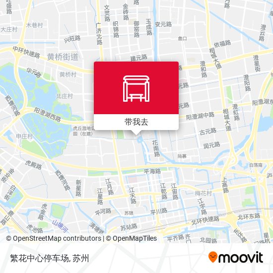 繁花中心停车场地图