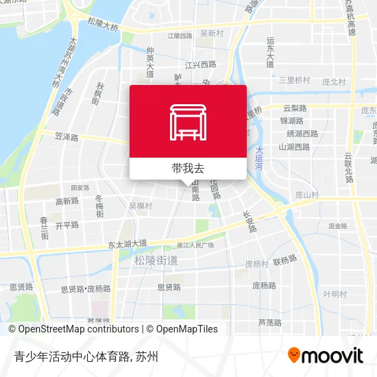 青少年活动中心体育路地图