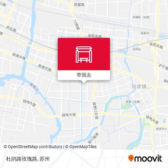 杜鹃路玫瑰路地图