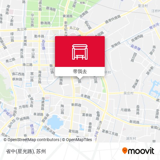 省中(星光路)地图