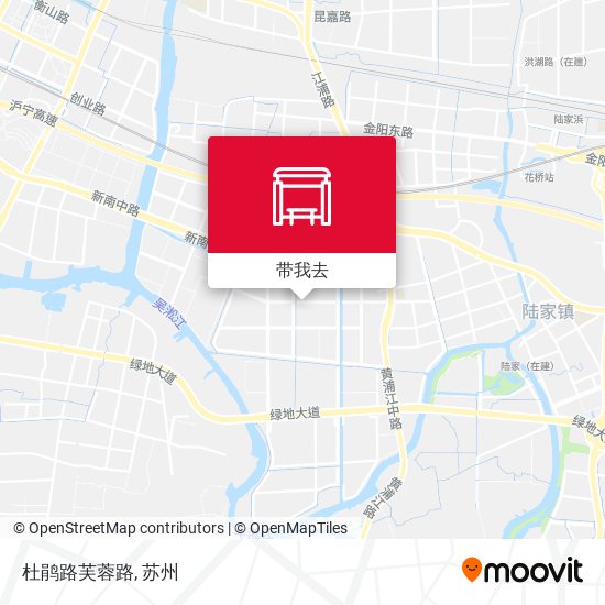 杜鹃路芙蓉路地图