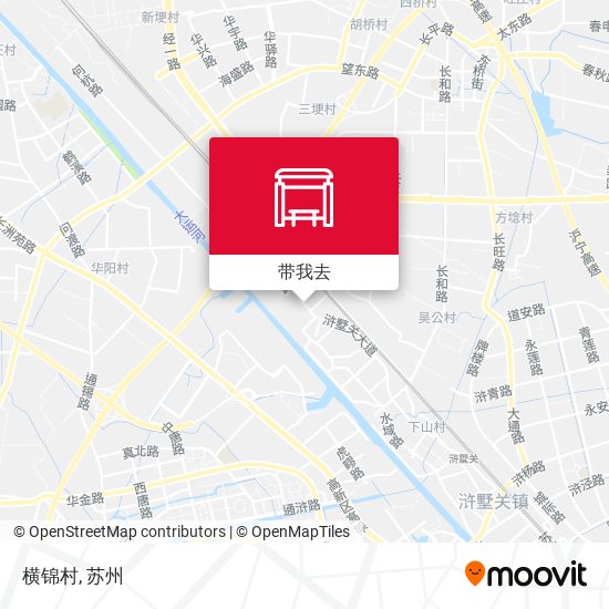 横锦村地图