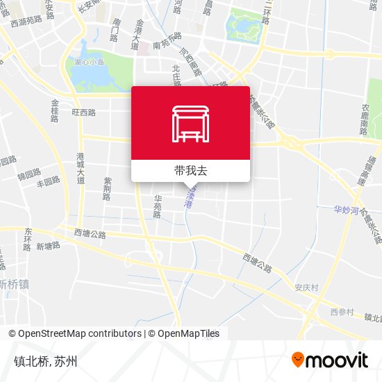 镇北桥地图