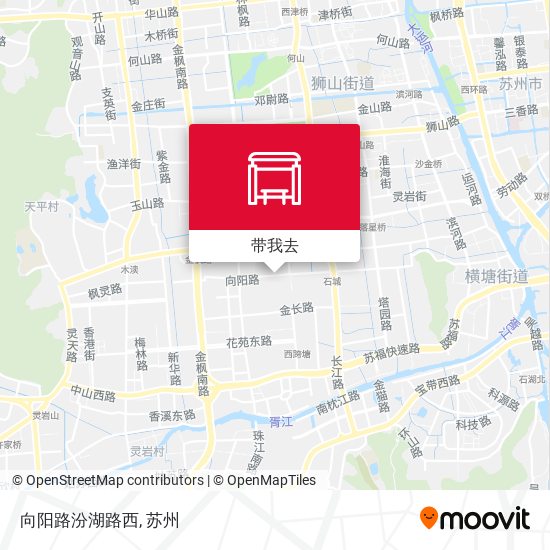 向阳路汾湖路西地图