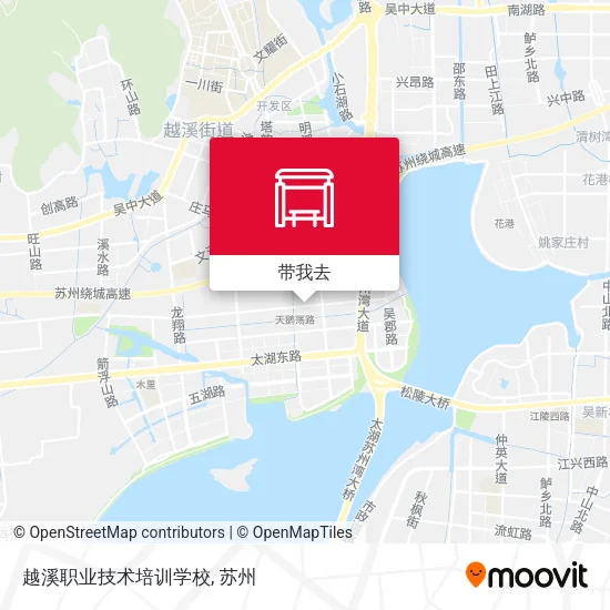 越溪职业技术培训学校地图