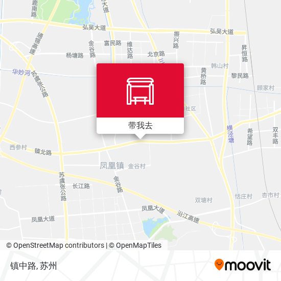 镇中路地图