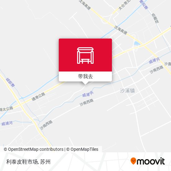 利泰皮鞋市场地图