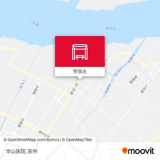 华山医院地图