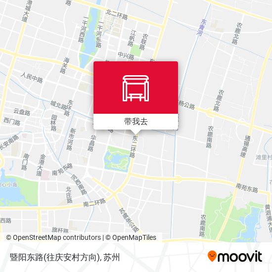 暨阳东路(往庆安村方向)地图