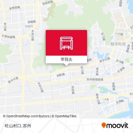 旺山村口地图