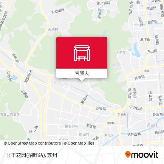 吾丰花园(招呼站)地图