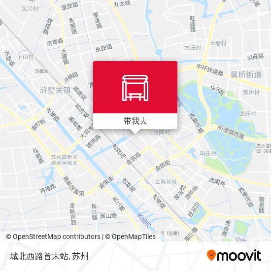 城北西路首末站地图