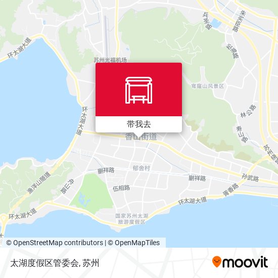 太湖度假区管委会地图