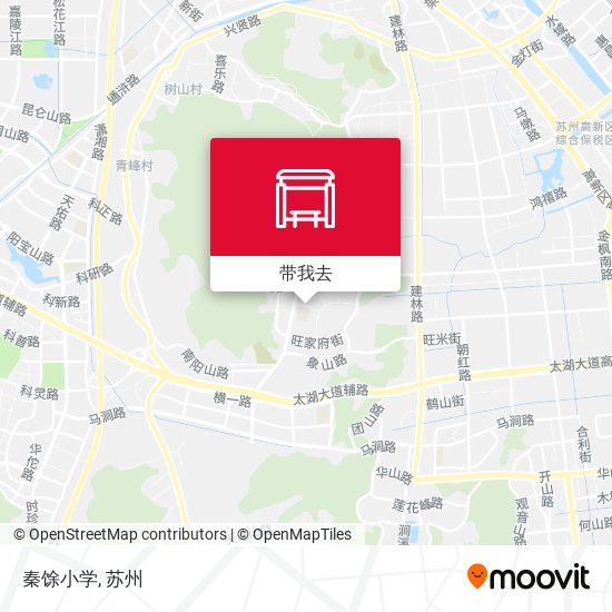 秦馀小学地图