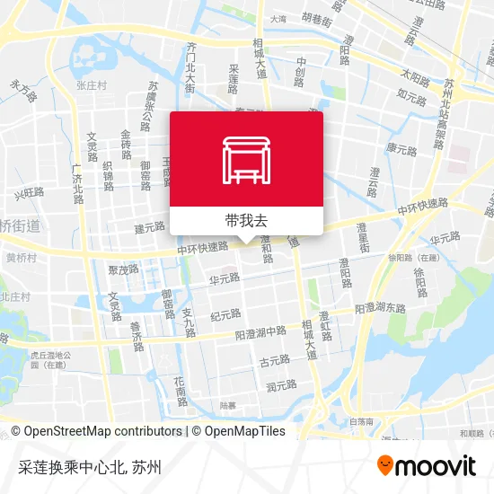 采莲换乘中心北地图