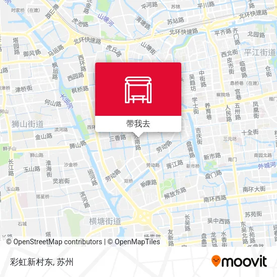 彩虹新村东地图