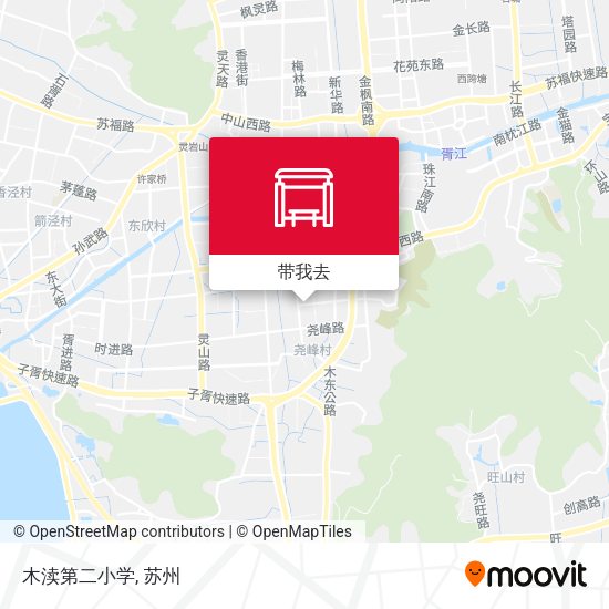 木渎第二小学地图