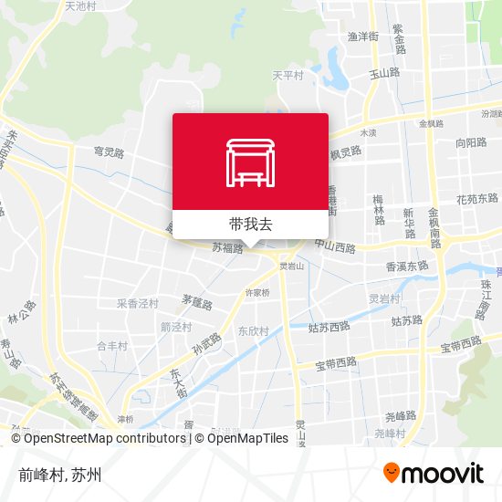 前峰村地图