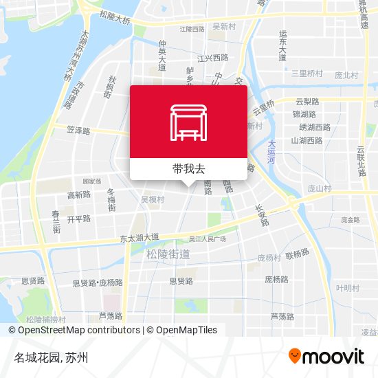 名城花园地图