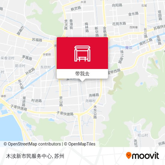 木渎新市民服务中心地图