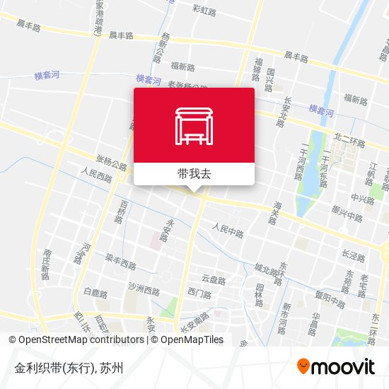 金利织带(东行)地图