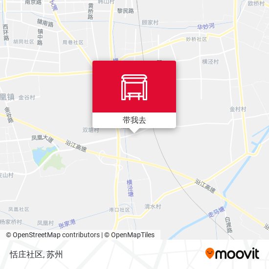恬庄社区地图
