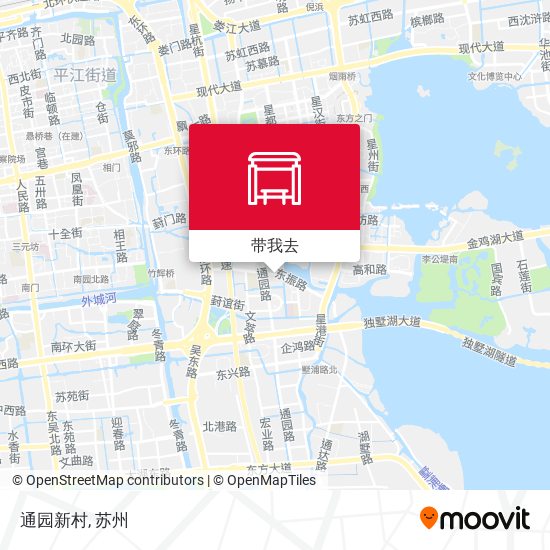 通园新村地图