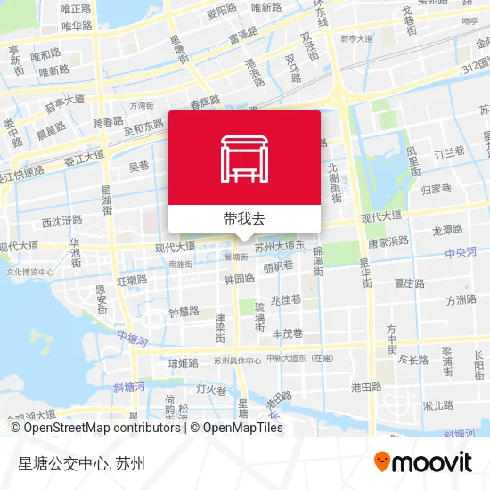 星塘公交中心地图