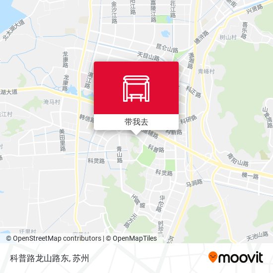 科普路龙山路东地图