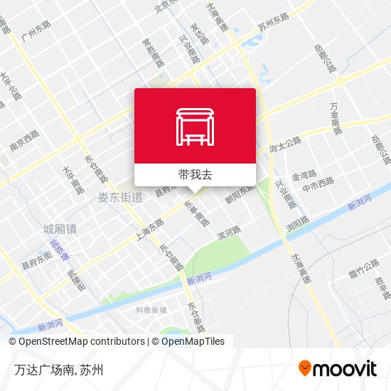 万达广场南地图