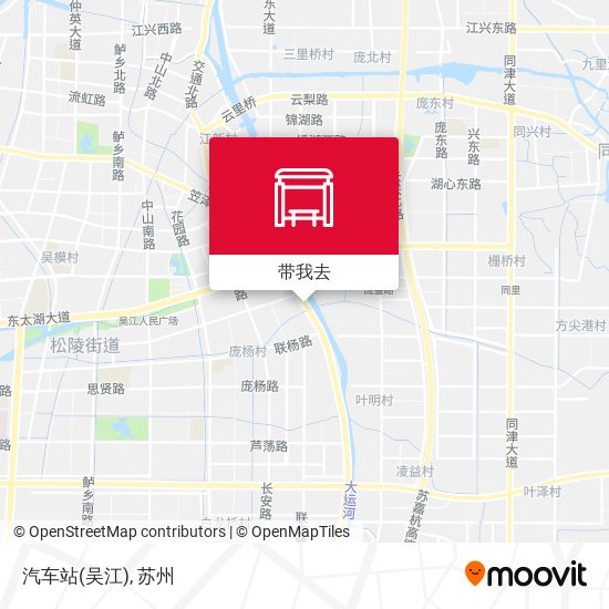 汽车站(吴江)地图