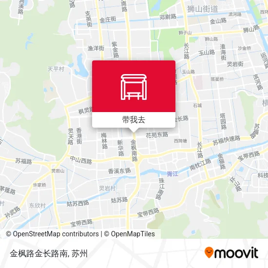 金枫路金长路南地图