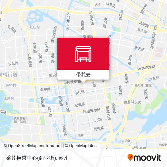 采莲换乘中心(商业街)地图