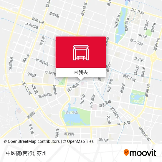 中医院(南行)地图