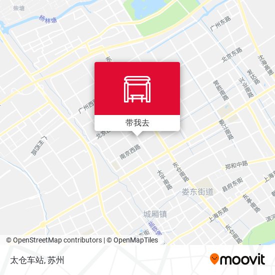 太仓车站地图