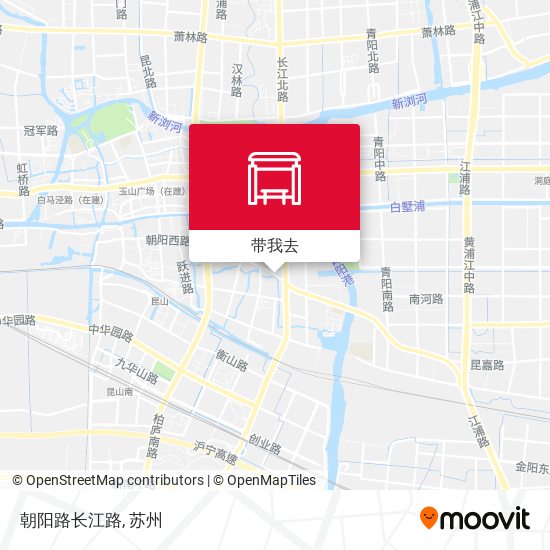 朝阳路长江路地图